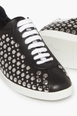 Baskets En Cuir A Clous