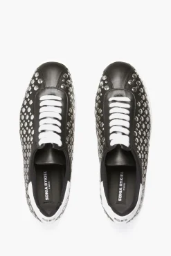 Baskets En Cuir A Clous