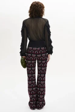 Blouse Col Lavaliere A Manches Longues