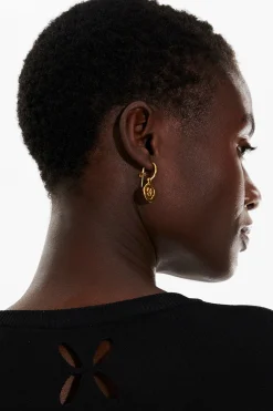 Boucles D'Oreilles Golden Medals Clover