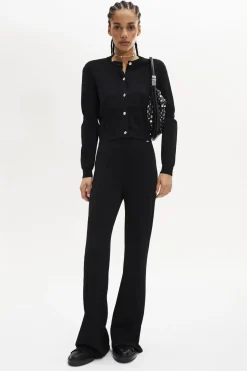 Cardigan Col Rond A Manches Longues