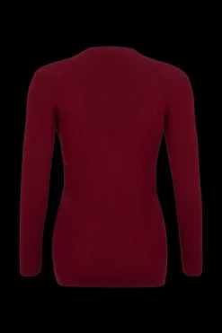 Cardigan Col V A Manches Longues