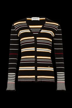 Cardigan Col V A Manches Longues