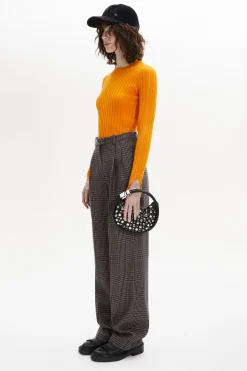 Pantalon A Pinces A Carreaux Prince De Galles
