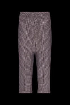 Pantalon Coupe Cigarette A Carreaux Prince De Galles