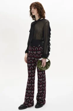 Pantalon Imprime En Jersey