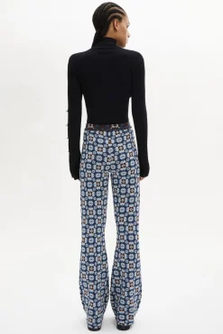 Pantalon Taille Haute, Coupe Flare