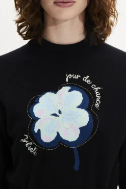 Pull Col Rond A Manches Longues