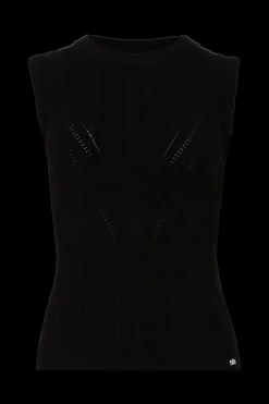 Pull Col Rond Sans Manches