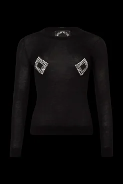 Pull Col Rond Seconde Peau A Manches Longues