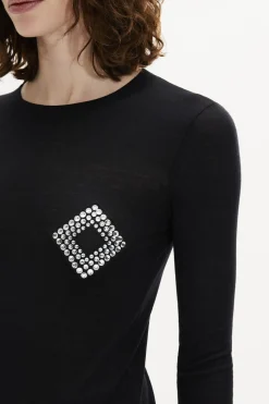 Pull Col Rond Seconde Peau A Manches Longues