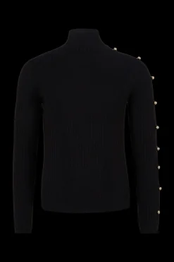 Pull Col Roule A Manches Longues