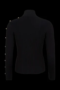 Pull Col Roule A Manches Longues