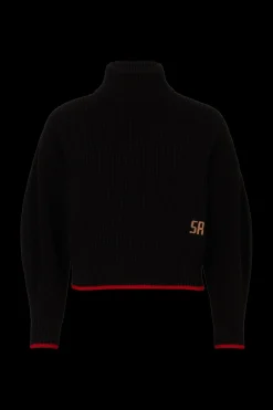 Pull Col Roule A Manches Longues Coudees