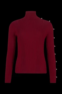 Pull Col Roule A Manches Longues