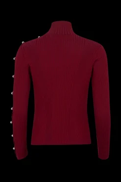 Pull Col Roule A Manches Longues