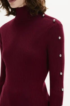 Pull Col Roule A Manches Longues