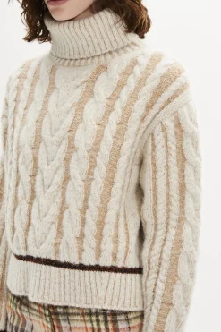 Pull Col Roule A Manches Longues