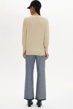 Pull En Merino Et Soie
