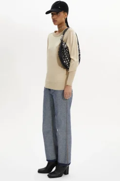 Pull En Merino Et Soie
