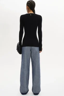 Pull Manches Longues En Viscose