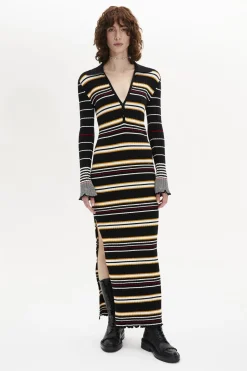 Robe Col Polo A Manches Longues
