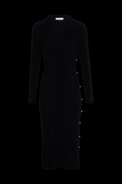 Robe Col Rond A Manches Longues