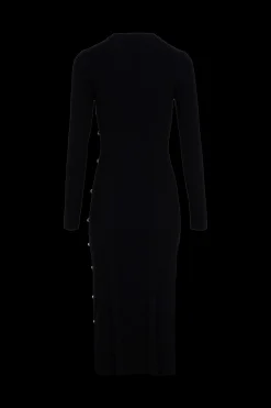 Robe Col Rond A Manches Longues