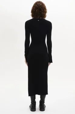 Robe Manches Longues En Viscose