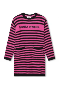 Robe Rayee Bicolore