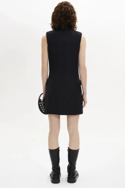 Robe Tailleur Sans Manches En Laine Froide