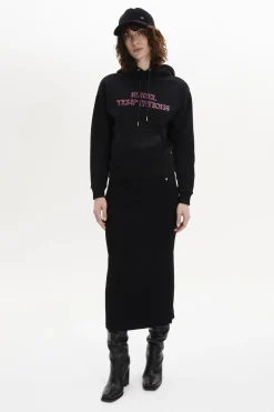 Sweatshirt A Capuche En Jersey De Coton