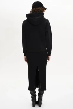 Sweatshirt A Capuche En Jersey De Coton