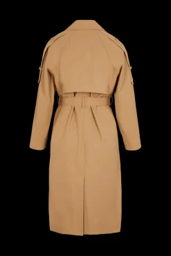 Trench Ceinture En Gabardine