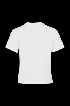 T-Shirt Col Rond Manches Courtes En Jersey De Coton
