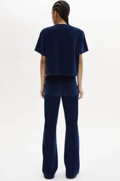 T-Shirt Manches Courtes En Velours