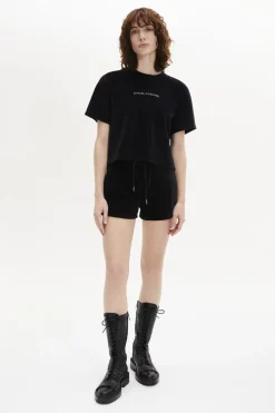T-Shirt Manches Courtes En Velours