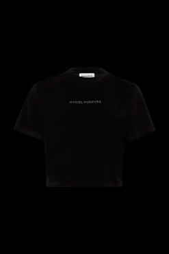 T-Shirt Manches Courtes En Velours